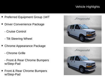 2024 Chevrolet Express 2500 Work Van Cargo