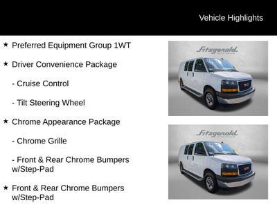 2024 GMC Savana 2500 Work Van