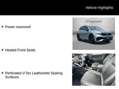2024 Volkswagen Tiguan 2.0T SE R-Line Black