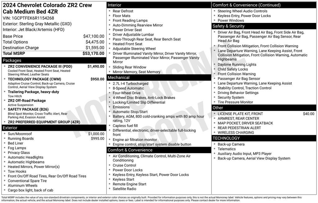 2024 Chevrolet Colorado ZR2