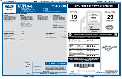 2012 Ford Mustang V6
