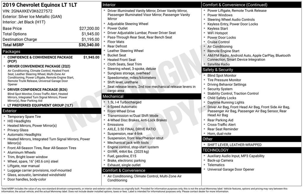 2019 Chevrolet Equinox LT