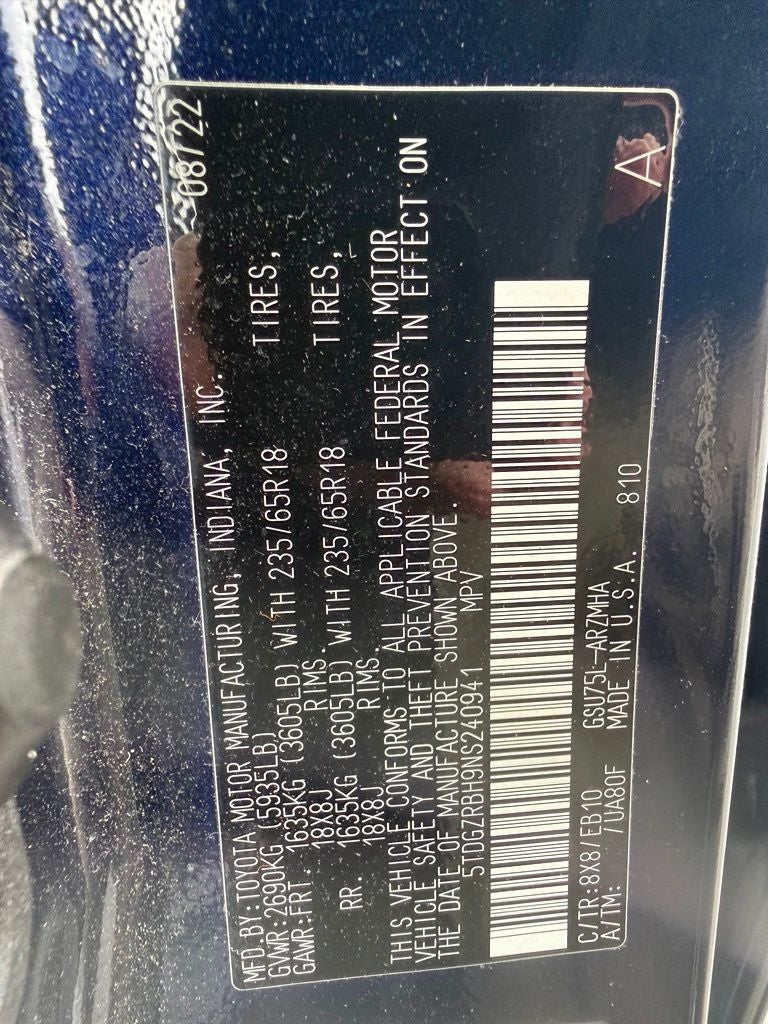 2022 Toyota Highlander XLE