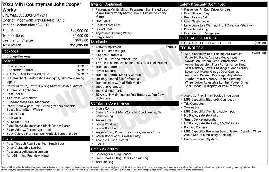 2023 MINI Countryman Base