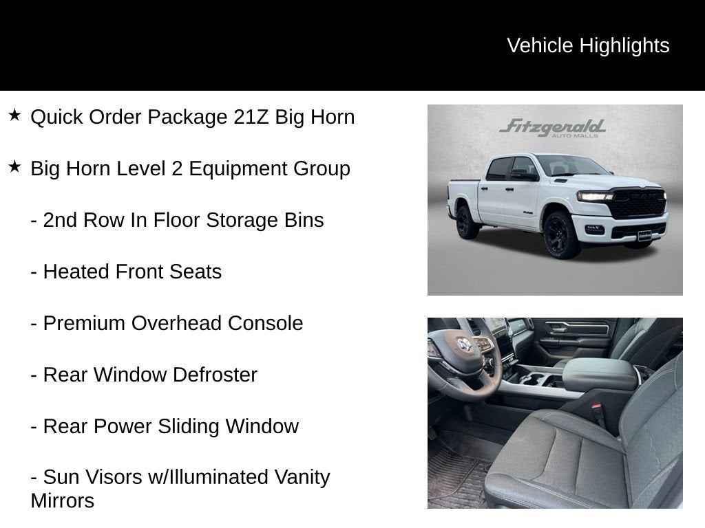 2025 RAM 1500 Big Horn