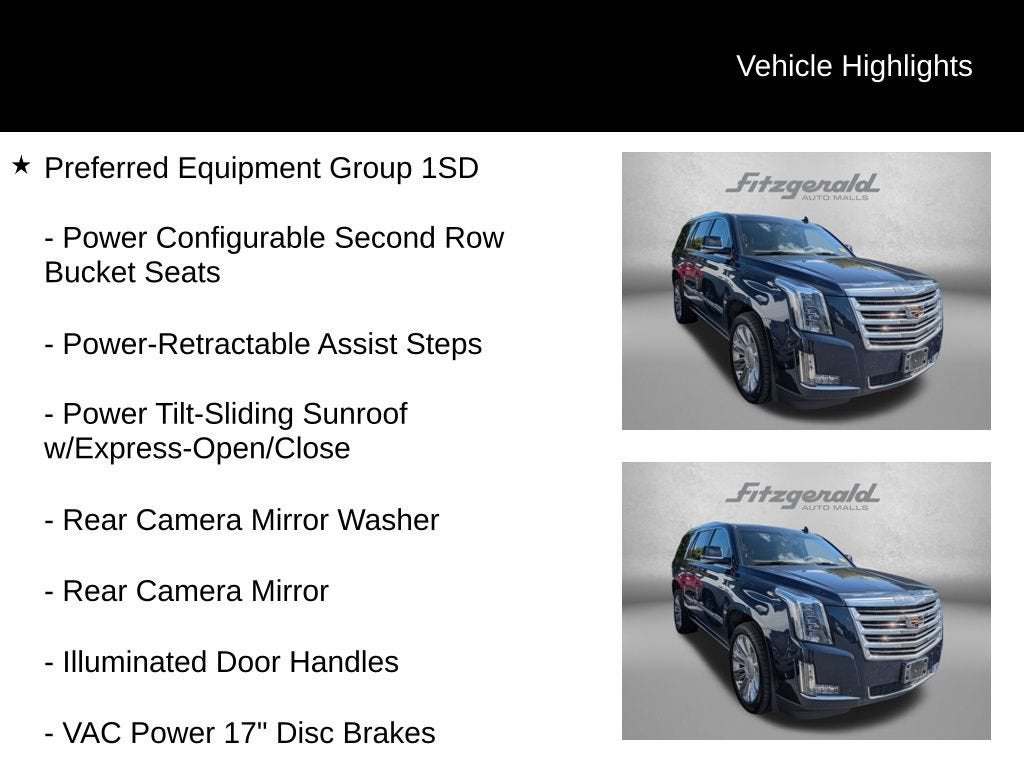 2019 Cadillac Escalade Platinum
