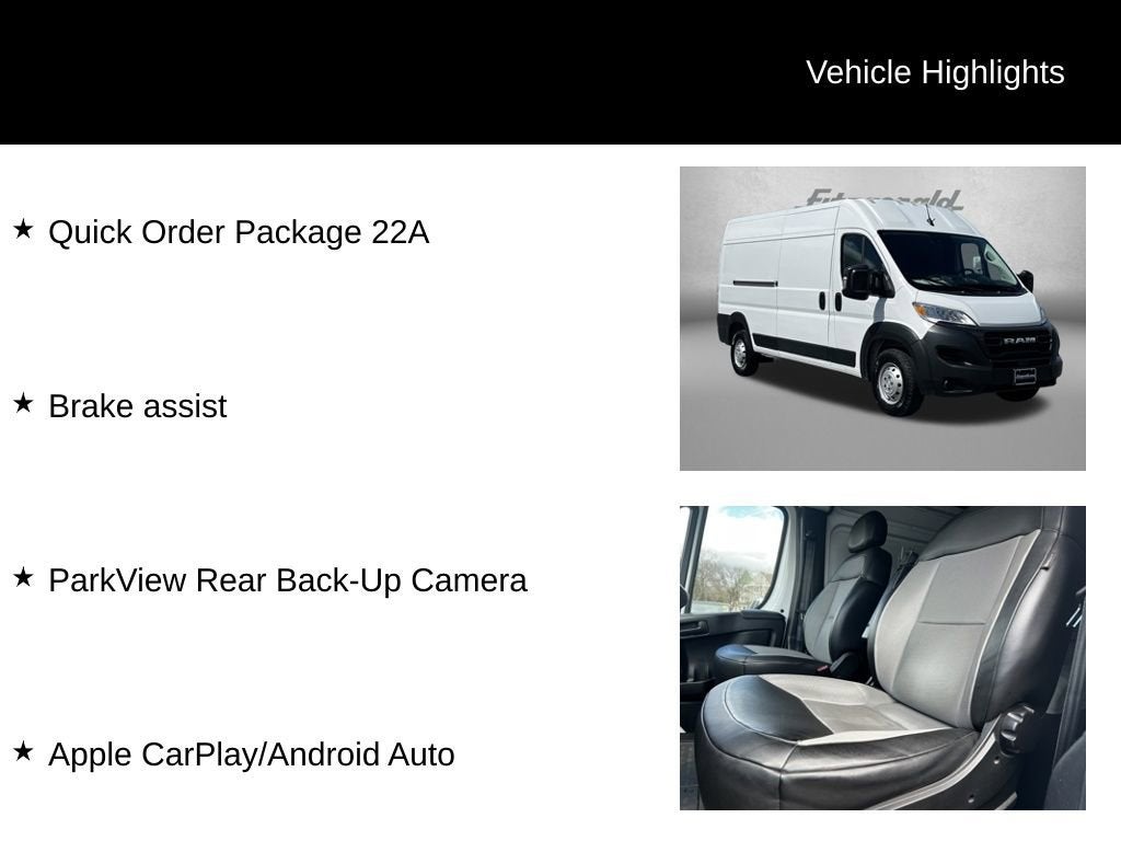 2023 RAM ProMaster Cargo Van Base