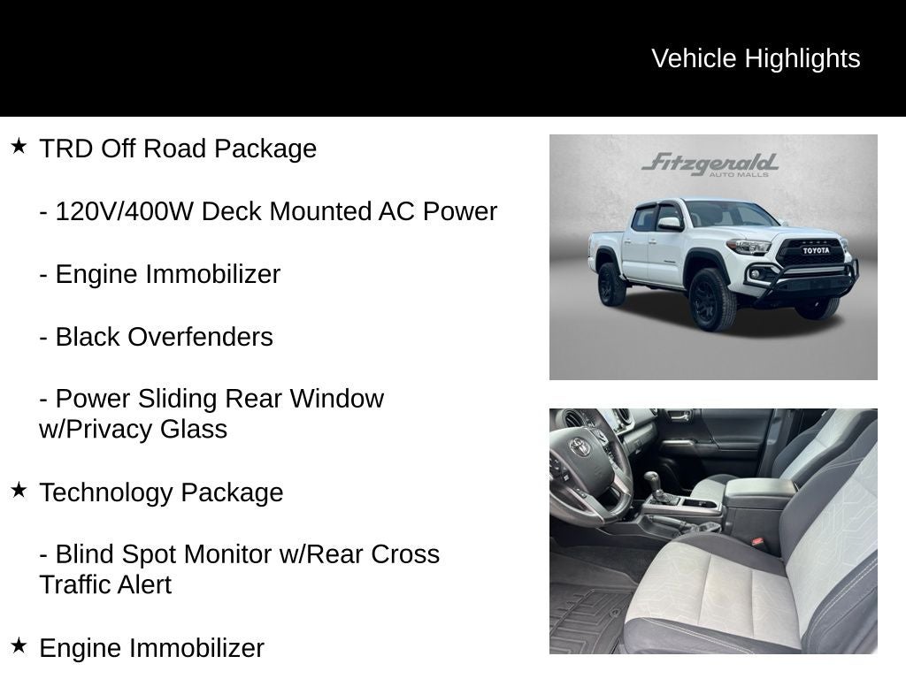 2021 Toyota Tacoma 4WD TRD Off-Road V6
